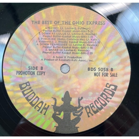 Very Best of Ohio Express Cowboy Convention Vinyl LP DJ Promo Buddah 5058 - Picture 3 of 7